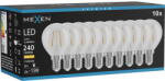 Mexen Vintis 10x LED филамент крушка E14, G45, 2W, Топла - 2700K, 240 lm, прозрачен (L156-E14-0227-00x10)
