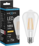 Mexen Vintis LED филамент крушка E27, ST64, 8W, Топла - 2200K, 1055 lm, прозрачна - L152-E27-0822-00 (L152-E27-0822-00)