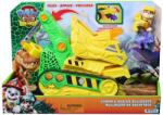PAW Patrol Vehicul cu figurine, Paw Patrol the Dino Movie, Chomp and Rescue Bulldozer, 6075978
