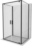 Mexen Exo-3S душ кабина с 3 страни, врата 120 x 110 см, прозрачна, черна (8182-120-110-70-00-3S)