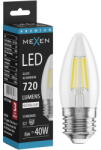 Mexen Vintis Крушка филамент LED E27, C35, 6W, Неутрална - 4000K, 720 lm, прозрачен (L154-E27-0640-00)