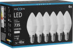 Mexen Nova 6x LED крушка E14, C37, 7W, неутрална - 4000K, 735 lm - L102-E14-0740-01x06 (L102-E14-0740-01x06)