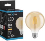 Mexen Vintis LED филамент крушка E27, G95, 6W, Топла - 2700K, 600 lm, кехлибар - L157-E27-0627-50 (L157-E27-0627-50)