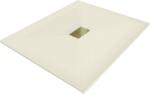 Mexen Hugo правоъгълна душ-корито SMC 120 x 100 см, бежово, маска златна - 42691012-G (42691012-G)