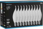 Mexen Nova 10x LED крушка пламък E14, C37, 10W, неутрална - 4000K, 1055 lm - L106-E14-1040-01x10 (L106-E14-1040-01x10)