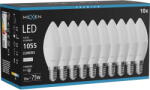 Mexen Nova 10x LED крушка E14, C37, 10W, неутрална - 4000K, 1055 lm - L102-E14-1040-01x10 (L102-E14-1040-01x10)