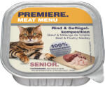 PREMIERE Meat Menu macska tálka senior marha&szárnyas 16x100g