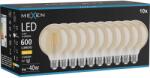 Mexen Vintis 10x LED нажежаема лампа E27, G95, 6W, Топла - 2700K, 600 lm, кехлибарена (L157-E27-0627-50x10)