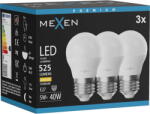 Mexen Nova 3x LED крушка E27, G45, 5W, Топла - 3000K, 525 lm - L101-E27-0530-01x03 (L101-E27-0530-01x03)