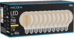 Mexen Vintis 10x LED филамент крушка E27, G95, 8W, Топла - 2200K, 750 lm, амбър - L157-E27-0822-50x10 (L157-E27-0822-50x10)