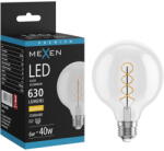 Mexen Vintis LED спираловидна нишка, E27, G95, 6W, Топла - 2700K, 630 lm, прозрачна (L167-E27-0627-00)