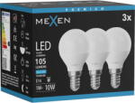 Mexen Nova 3x LED крушка E14, G45, 1W, Студена - 6500K, 105 lm - L101-E14-0165-01x03 (L101-E14-0165-01x03)