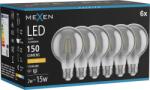 Mexen Vintis 6x LED филамент крушка E27, G80, 2W, Топла - 2200K, 150 lm, димна - L155-E27-0222-70x06 (L155-E27-0222-70x06)