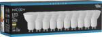 Mexen Nova 10x LED крушка GU10, 10W, Топла - 3000K, 1055 lm - L108-GU10-1030-01x10 (L108-GU10-1030-01x10)