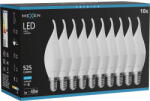 Mexen Nova 10x LED крушка пламък E14, C37, 5W, Студена - 6500K, 525 lm - L106-E14-0565-01x10 (L106-E14-0565-01x10)