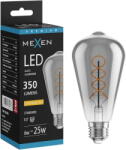 Mexen Vintis LED нажежаема крушка спирала E27, ST64, 6W, Топла - 2200K, 350 lm, пушек (L162-E27-0622-70)