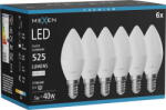 Mexen Nova 6x LED крушка E14, C37, 5W, Неутрална - 4000K, 525 lm - L102-E14-0540-01x06 (L102-E14-0540-01x06)