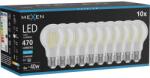 Mexen Vintis 10x LED филаментна крушка E27, A60, 4W, Студена - 6500K, 470 lm, прозрачна (L150-E27-0465-00x10)