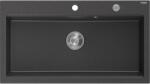 Mexen Slido chiuvetă din granit cu 1 cuvă 900 x 500 mm, negru pătat, sifon cromat - 6528901005-75 - 6528901005-76 (6528901005-76) Chiuveta