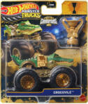 Mattel Hot Wheels Monster Trucks: Crocovile mașinuță monster campioană cu trofeu 1/64 - Mattel (JDV96/JMV69)