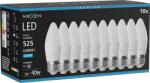 Mexen Nova 10x LED крушка E27, C37, 5W, Студена - 6500K, 525 lm - L102-E27-0565-01x10 (L102-E27-0565-01x10)