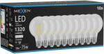 Mexen Vintis 10x LED нажежаема жичка E27, G80, 10W, Неутрална - 4000K, 1320 lm, прозрачен (L155-E27-1040-00x10)