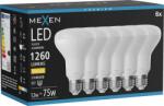 Mexen Nova 6x LED крушка E27, R80, 12W, Топла - 3000K, 1260 lm - L105-E27-1230-01x06 (L105-E27-1230-01x06)