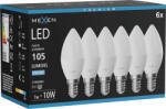Mexen Nova 6x LED крушка E14, C37, 1W, Студена - 6500K, 105 lm - L102-E14-0165-01x06 (L102-E14-0165-01x06)