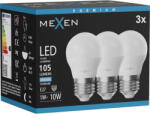 Mexen Nova 3x LED крушка E27, G45, 1W, Студена - 6500K, 105 lm - L101-E27-0165-01x03 (L101-E27-0165-01x03)