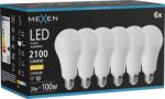 Mexen Nova 6x LED крушка E27, A70, 20W, Топла - 3000K, 2100 lm - L100-E27-2030-01x06 (L100-E27-2030-01x06)