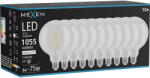 Mexen Vintis 10x LED нажежаема жичка крушка E27, G125, 8W, Неутрална - 4000K, 1055 lm, (L158-E27-0840-00x10)