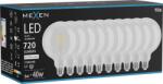 Mexen Vintis 10x LED филамент крушка E27, G125, 6W, неутрална - 4000K, 720 lm, прозрачна (L158-E27-0640-00x10)