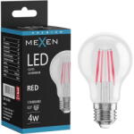 Mexen Vintis LED филамент крушка E27, A60, 4W, 55 lm, червена - L150-E27-04XX-45 (L150-E27-04XX-45)