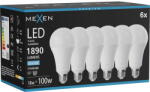 Mexen Nova 6x LED крушка E27, A70, 18W, Студена - 6500K, 1890 lm - L100-E27-1865-01x06 (L100-E27-1865-01x06)