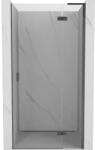 Mexen Mist-H L ușă de duș batantă dreaptă 90 cm, transparentă, gri armă periat - 8A5L-090-000-66-00-P (8A5L-090-000-66-00-P)