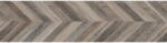 Mexen Native Probă neagră de gresie glazurată rectificată G1, placă podea-perete imitatie lemn, carving - TL704-00-S (TL704-00-S)