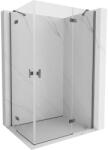 Mexen Mist-H Duo cabină de duș batantă dreapta 105 x 120 cm, transparent, gun metal - 8A5-105L-120P-95-00 (8A5-105L-120P-95-00)