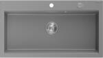 Mexen Slido chiuvetă de granit cu 1 cuvă 900 x 500 mm, gri, sifon cromat - 6528901005-71 (6528901005-71) Chiuveta