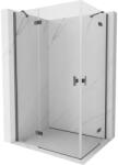 Mexen Mist-H Cabină de duș duo cu uși glisante stânga 105 x 90 cm, transparentă, gri armă periat - 8A5-105L-090P-66-00 (8A5-105L-090P-66-00)