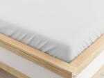  Cearsaf din microfibra cu elastic argintiu 90 x 200 cm