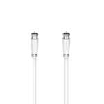 Hama F-fork koaxiális kábel 90 dB, 10 m (205066) fehér (00205066)