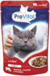 PreVital Marhahússal Zselében Nedves Macskaeledel 100 G Tasakban