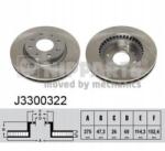 Nipparts J3300322 féktárcsa