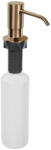 SAPHO beépíthető mosogatószer adagoló 350 ml, matt réz SP023PG (SP023PG)