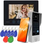 Eura-Tech Eura Videó Kaputelefon VDP-90A3 Delta fekete Tuya monitor (A31A195)
