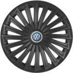 AutoHelix MSA Set 4 capace roti Joy Negru R15 Compatibil Cu VW (5397)
