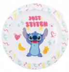 Stor D26 Stitch Műanyag tányér fehér 22 cm (75047)
