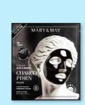 Mary & May Arcmaszk vegán kollagénnel és polinukleotidokkal Vegan Collagen Charcoal PDRN Mask - 30 g / 1 db