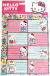  Hello Kitty Play füzetcímke matricával 16 db-os (GIM77678949) - kreativjatek