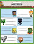  Minecraft Creepers Need Hugs füzetcímke 16 db-os (GIM77570046) - kreativjatek